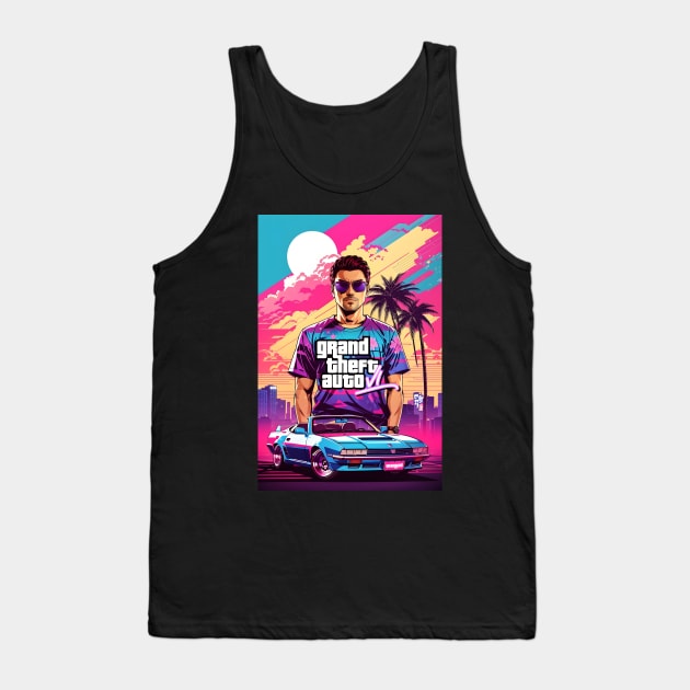 grand theft auto 6 -005 Tank Top by Buff Geeks Art